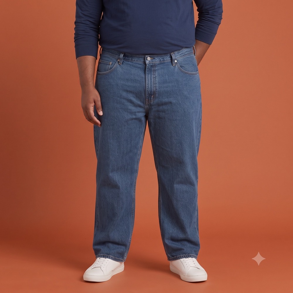 Levi's 550 Relaxed Fit Tapered‎ Jeans Mens 48x30 Stonewash Denim 01550-4886